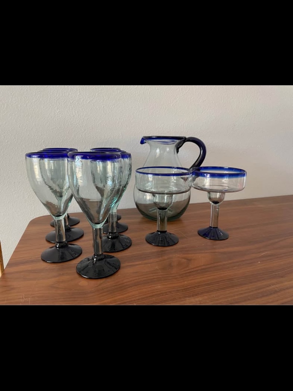 Mexican Glassware Set - Picture 2 of 5